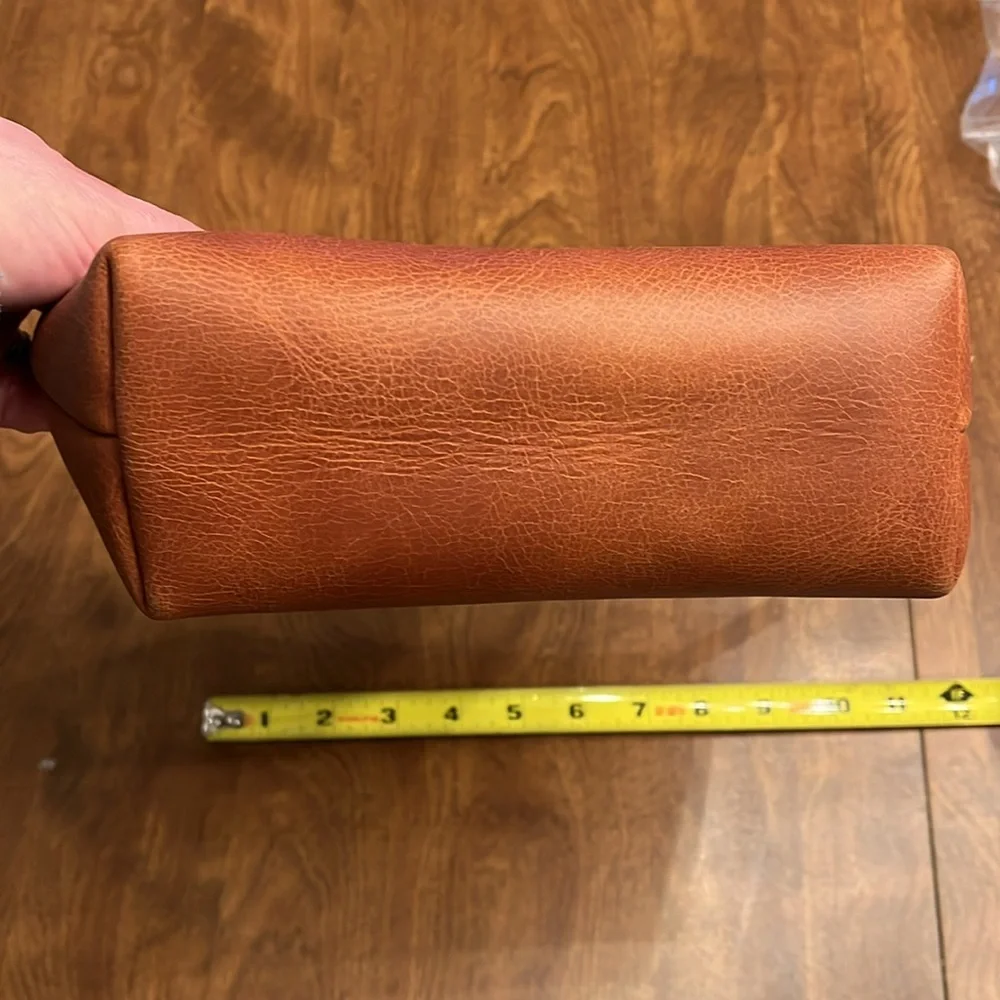 NEW Leather Makeup Bag + Toiletry Bag